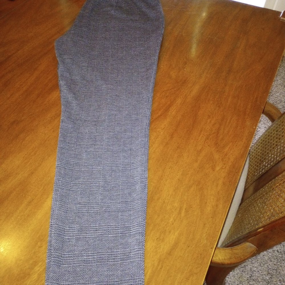 Talbots Legging Style size 12 black and gray tweed elastic waist pants, stretchy